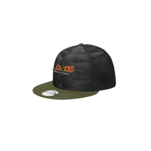 New Era Camo Flat Bill Snapback Cap