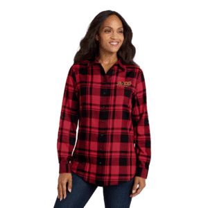 Port Authority Women's Plaid Flannel Tunic